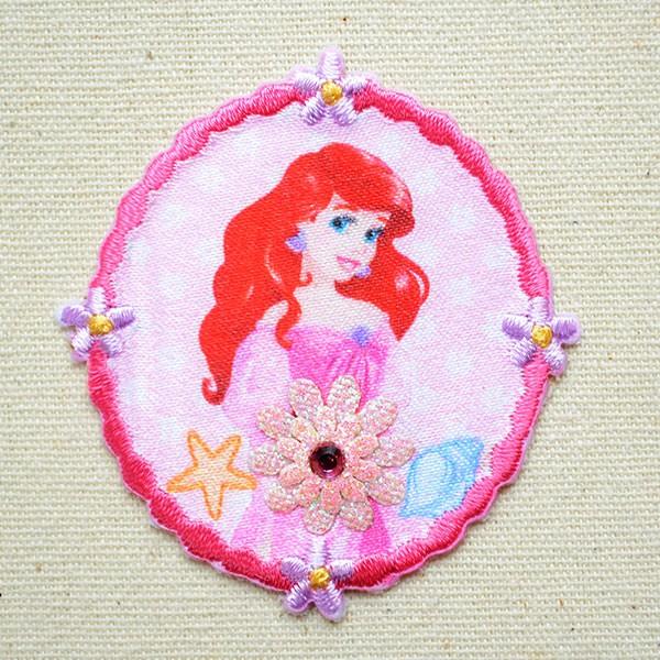 シールワッペン プリンセス アリエル お花 名前 作り方 D01y03 D01y03 ワッペン 雑貨通販ワッペンストア 通販 Yahoo ショッピング