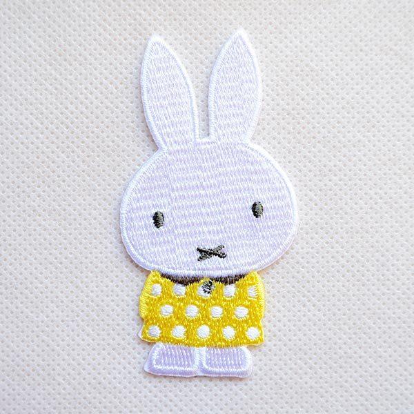 ワッペン ミッフィー ドット柄ワンピース イエロー 名前 作り方 D02y18 D02y18 ワッペン 雑貨通販ワッペンストア 通販 Yahoo ショッピング