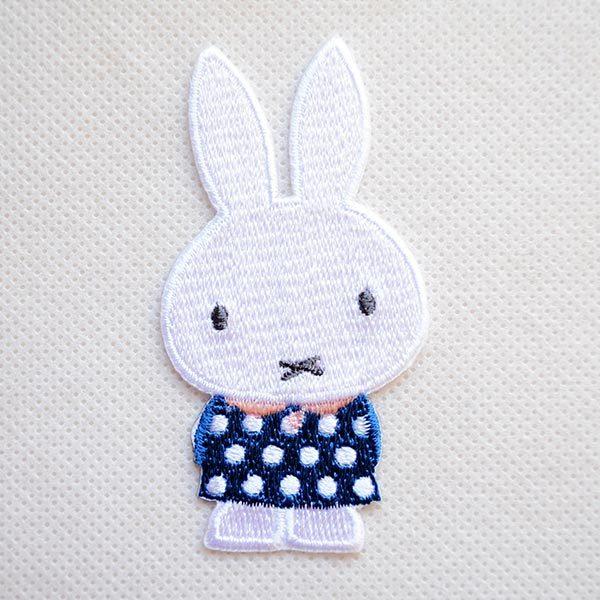 ワッペン ミッフィー ドット柄ワンピース ネイビー 名前 作り方 D02y19 D02y19 ワッペン 雑貨通販ワッペンストア 通販 Yahoo ショッピング