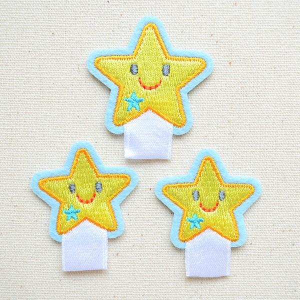 名札つけアップリケ ワッペン 星 スター 3枚組 名前 作り方 Ga567 Ga567 ワッペン 雑貨通販ワッペンストア 通販 Yahoo ショッピング