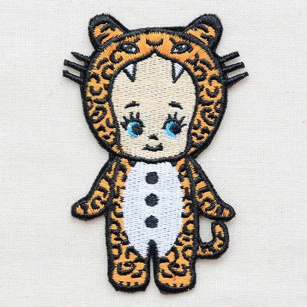 ローズオニールキユーピー ランドセル ワッペン アイロン おしゃれ 刺繍 キューピー(キグルミヒョウ