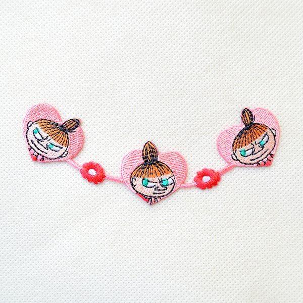 MOOMIN（ムーミン） ワッペン アイロン おしゃれ 刺繍 ラインワッペン