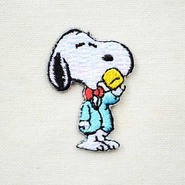 SNOOPY（スヌーピー） ワッペン 刺繍 アイロン コーヒー ブレイク