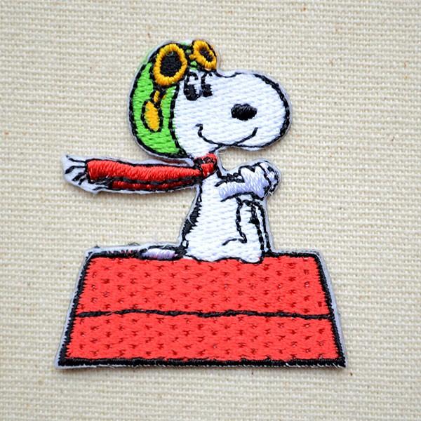 シールワッペン スヌーピー フライングエース 名前 作り方 Sac15 Sac15 ワッペン 雑貨通販ワッペンストア 通販 Yahoo ショッピング