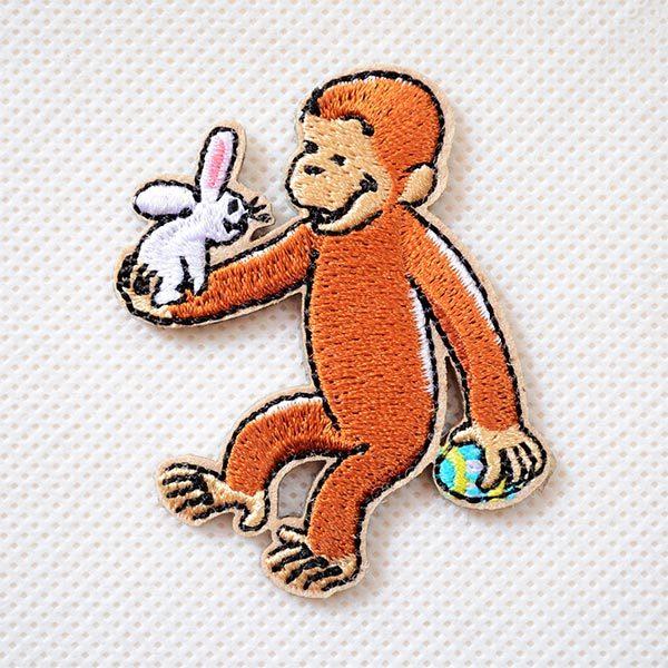 円形 用心深い 影のある おさる の ジョージ アップリケ 手作り 非常に怒っています なに 結論