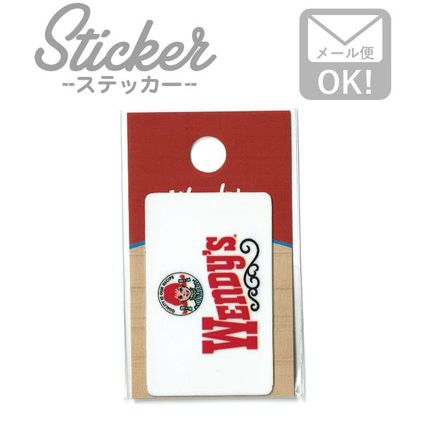 ステッカー ワッペンストア ウェンディーズ WENDY'S