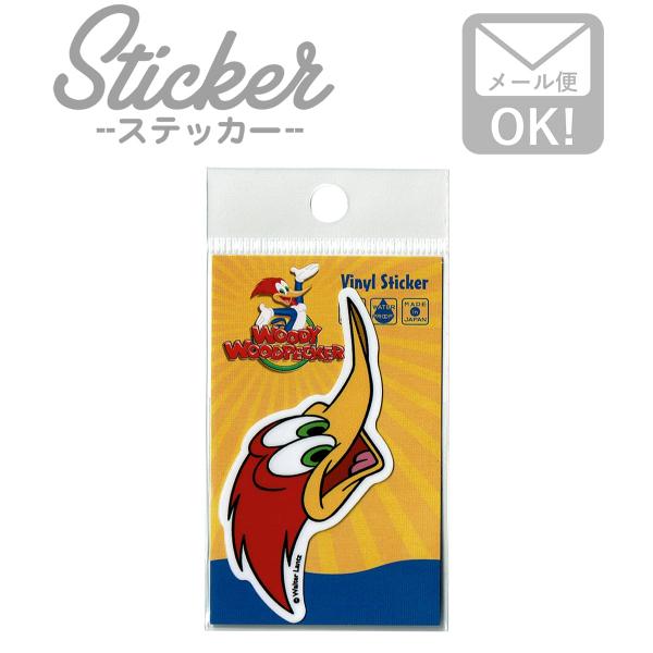 ステッカー ゲーム 映画 アニメ コメディ ウッディ アイコン キャラクターグッズ 動物 バード ロゴ ウッドペッカー キャラクター wwp-002