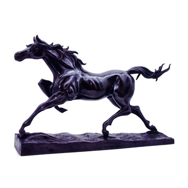 干支置物 午年 馬 置物｜ 若駒 大 台付 ｜村田宏作 銅製 【高岡銅器