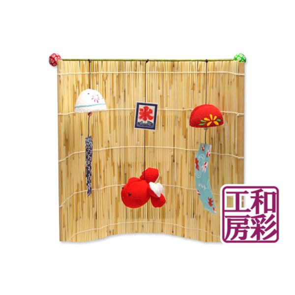 すだれモビール 風鈴 花金魚 リュウコドウ 和雑貨 置物 Rk 172 京都和彩工房 通販 Yahoo ショッピング