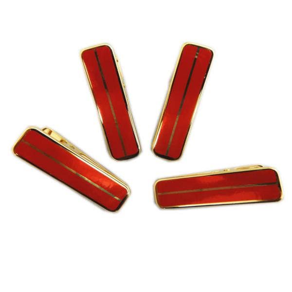 クリップ 着物 帯 小4本セット 赤色地金ライン きもの 和装 浴衣 ハンディ :kkrip-5:最新和服・和雑貨 和さくら庵 通販  