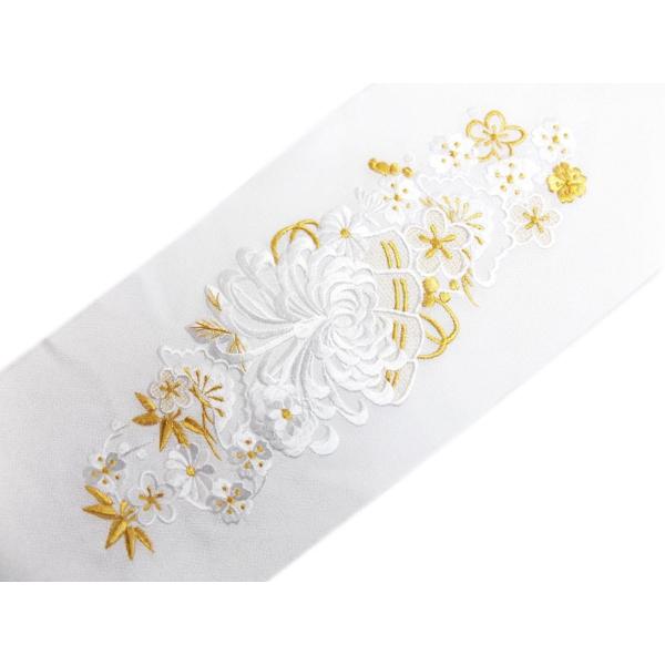 半衿半襟刺繍白色地金糸入り乱菊松竹梅振袖成人式卒業袴着物 Buyee 日本代购平台 产品购物网站大全 Buyee一站式代购bot Online