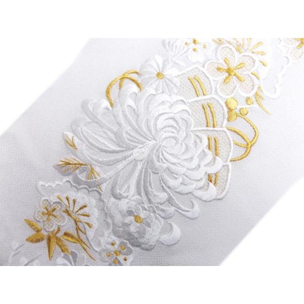 半衿半襟刺繍白色地金糸入り乱菊松竹梅振袖成人式卒業袴着物 Buyee 日本代购平台 产品购物网站大全 Buyee一站式代购bot Online