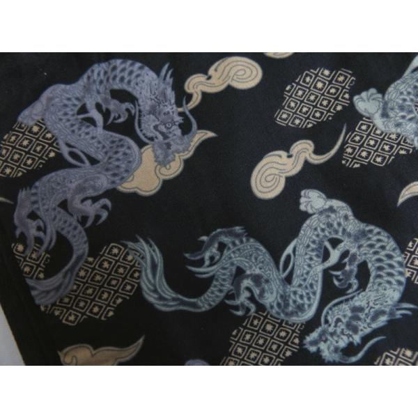 平巾着小物入れメンズ男性和柄浴衣着物黒色地龍流雲 Buyee 日本代购平台 产品购物网站大全 Buyee一站式代购bot Online