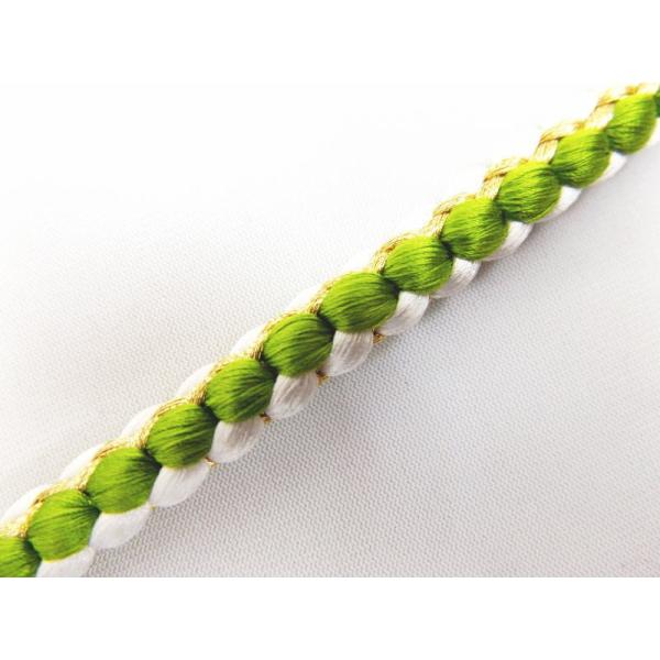 帯締め 帯〆 振袖 成人式 着物 花結び 先割れ 4色使い 正絹 橙黄緑白金色 Buyee Buyee 日本の通販商品 オークションの代理入札 代理購入