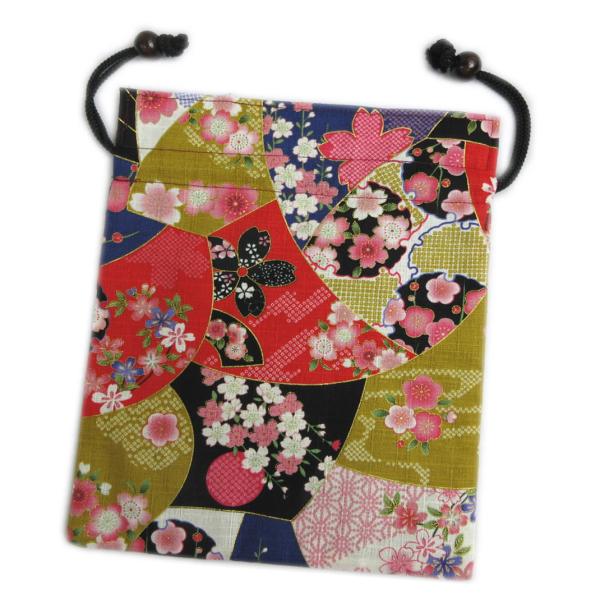 54 MAY様両面巾着 4点 KKP8032-58D BK-464 シルデューサテン広巾多色IJプリント