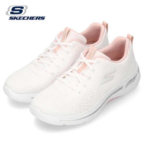 総合ランキング1位 スケッチャーズ レディース スニーカー Skechers ゴー ウォーク アーチ フィット Wlpk ホワイト ウォーキング 軽量 美しい Begrove Com