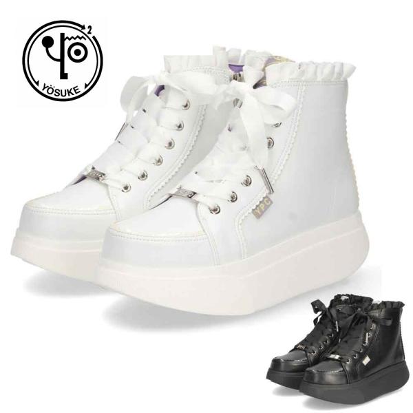 YOSUKE（ヨースケ） レディース 厚底スニーカー 3E 幅広 4450062