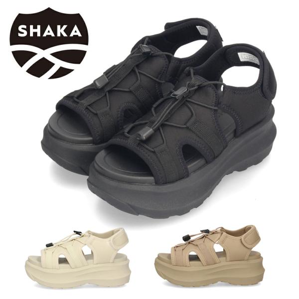ジャキ子 シャカ サンダル レディース 厚底 SHAKA SK-322 スポサン