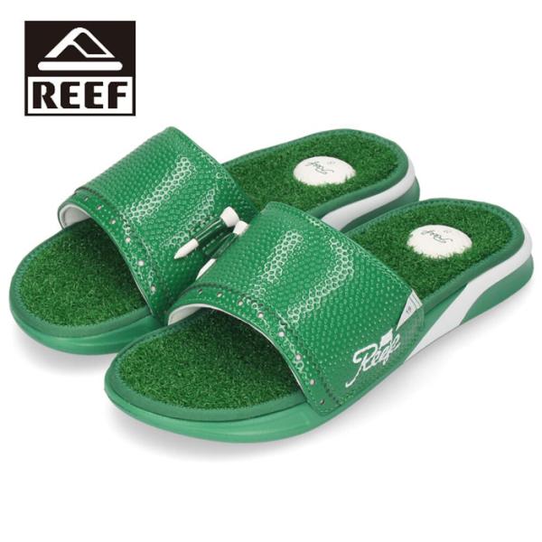 サンダル メンズ スライドサンダル シャワー スポーツサンダル CJ6301 リーフ REEF MULLIGANSLIDE ゴルフ ゴルフボール 人工芝 グリーン サンダル メンズ スライドサンダル シャワー スポーツサンダル CJ6301