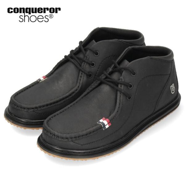 コンカラー シューズ フローター 641  conqueror FLOATER WATER TEX メンズ スニーカー 靴 ブラック 防水