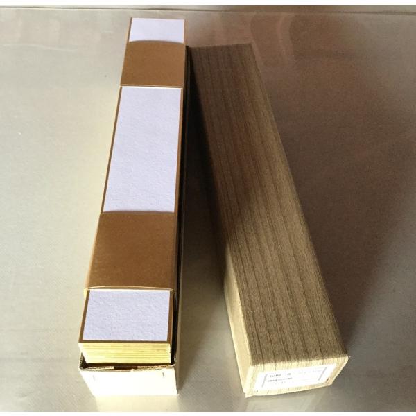 短冊　越前鳥の子紙白（機械漉き）並巾364×61mm  にじみにくい 50枚　[用途] 短歌、俳句、お品書き、書道用品、水墨画、水彩画、貼絵台紙、ちぎり絵台紙、押し絵台紙。　化学糊の薬品が紙を劣化させますが、弊社の色紙・短冊は昔ながらの「で...