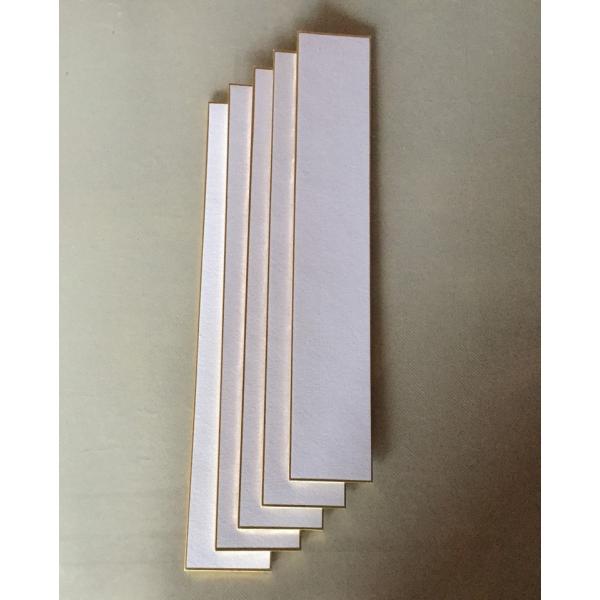 短冊広巾　越前鳥の子紙白（機械漉き）364×76mm  にじみにくい 10枚(写真は5枚)　　[用途] 俳句、短歌、お品書き、書道用品、水墨画、水彩画、貼絵台紙、ちぎり絵台紙、押し絵台紙など。化学糊の薬品が紙を劣化させますが、弊社の色紙・短...