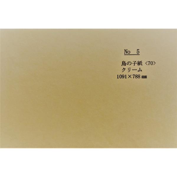 鳥の子紙<70>　クリーム色　 Ａ４判　50枚