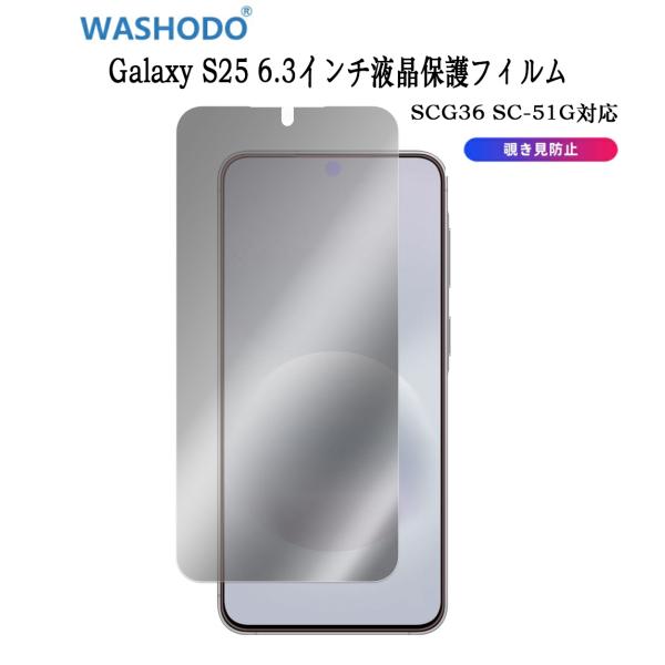Samsung Galaxy S26覗き見防止透明保護フィルム SCG36 SC-51G サムスン ギャラクシー保護シール 自動キズ修復 指紋防止貼り付け簡単 疎油防汚 撥水加工 送料無料