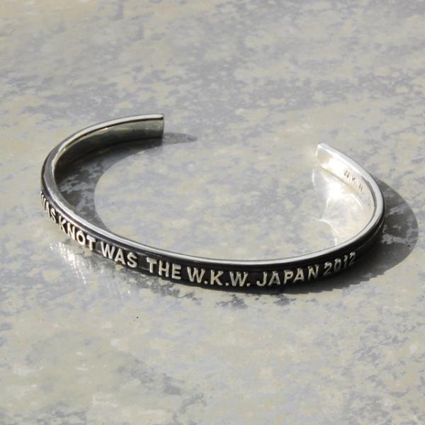 シルバーネームバングル｜W.K.W. NAME BANGLE｜FA-105 : WAS KNOT WAS