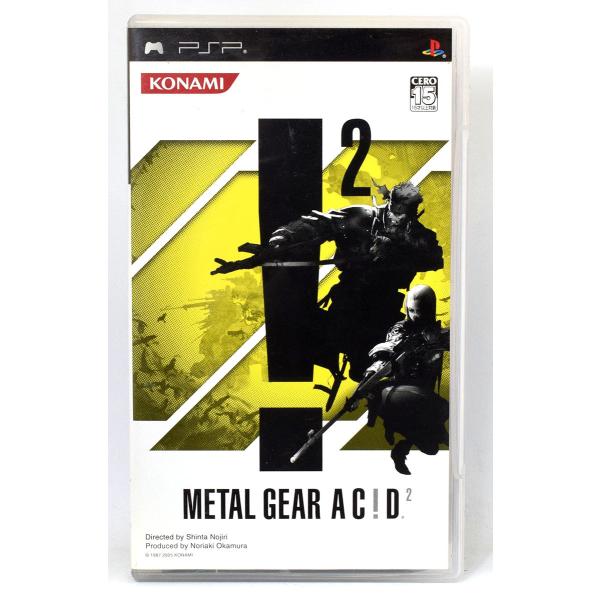 中古】 PSP メタルギアアシッド2 ソフト・説明書・ケース付