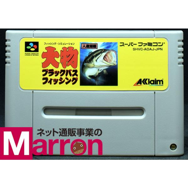中古】 SFC 大物 ブラックバス フィッシング ソフトのみ