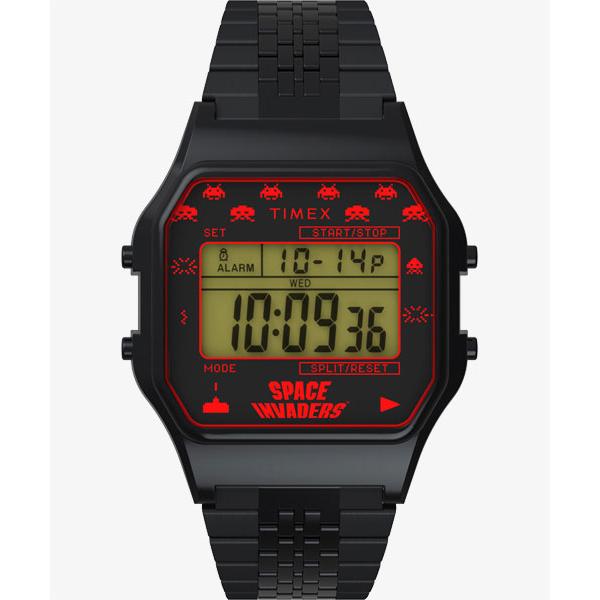 TIMEX スペースインベーダー　コラボ　ブラック　　TW2V30200 TIMEX タイメックス スペース インベーダー ブラック 黒