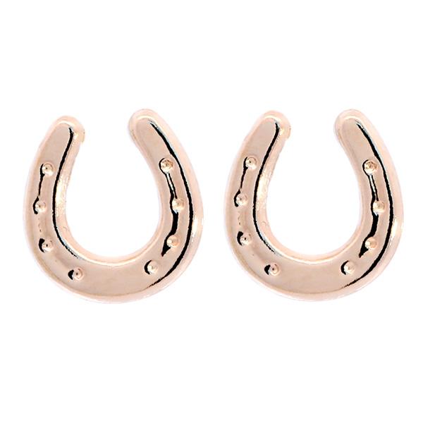 18k 馬蹄ピアス ホースシュー 馬蹄 ピアス K18YG 18金 イエロー