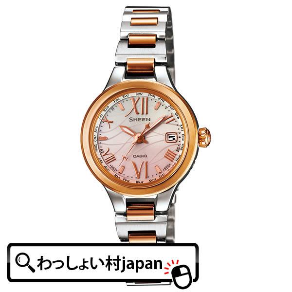Shw 1700sg 4ajf Casio カシオ Sheen シーン 電波ソーラー世界６局 レディース腕時計 6063 わっしょい村japan 通販 Yahoo ショッピング