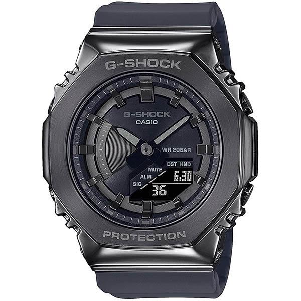 CASIO カシオ G-SHOCK ジーショック Gショック メタル ブラック 黒 八角形 GM-S2100B-8AJF メンズ 腕時計 国内正規品  送料無料