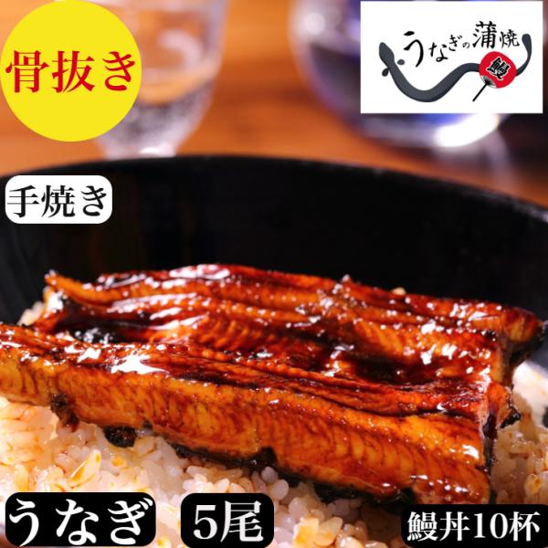 うなぎ 国産 5尾 うなぎ蒲焼き 骨抜き うなぎ蒲焼 父の日 送料無料 セット 鰻 ウナギ  70ｇ前後×10 700ｇ半身ずつ 真空パック 賞味期限冷凍10日