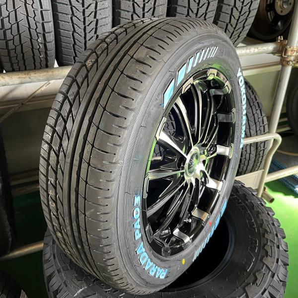 PARADA PA03 【新品】車検対応 ハイエース200系 夏タイヤ ホイール4本 