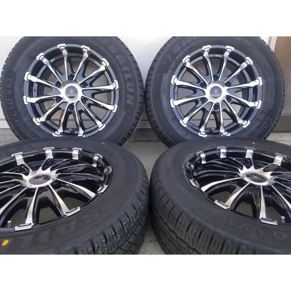 215/60R17 LT ハイエース 車検対応 アルミホイールタイヤ4本セット ハイエース 新品 4本セット 200系 車検対応 サマータイヤ