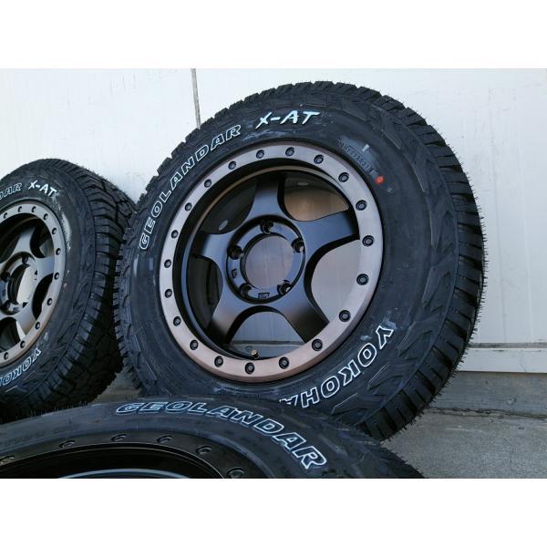 GEOLANDAR 【新品/5本セット】 ジムニー タイヤホイールセット 195R16 