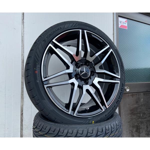 【YOKOHAMA BluEarth RV-02 235/50R18】夏タイヤ【ベンツ X156 GLA 純正ホイール 18インチ 7J5HPCD112+46】2019年製 バリ溝　(VTK369) クレジットカード QR決済可能 wat_874-advan-x156-03-tori