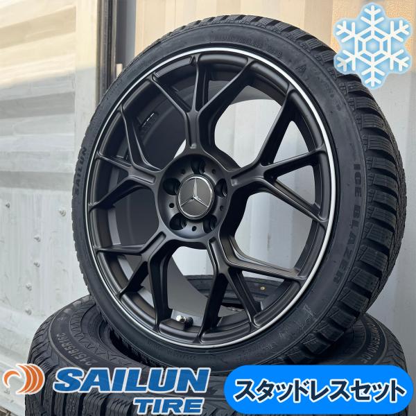 ICE BLAZER 新品 スタッドレスタイヤ ホイール4本セット ベンツ B