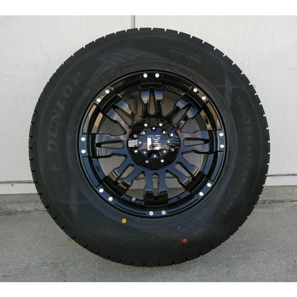 ランドクルーザープラド DUNLOP WINTER MAXX SJ8 17インチ WINTER MAXX ハイラックス プラド サーフ タイヤホイール 17インチ