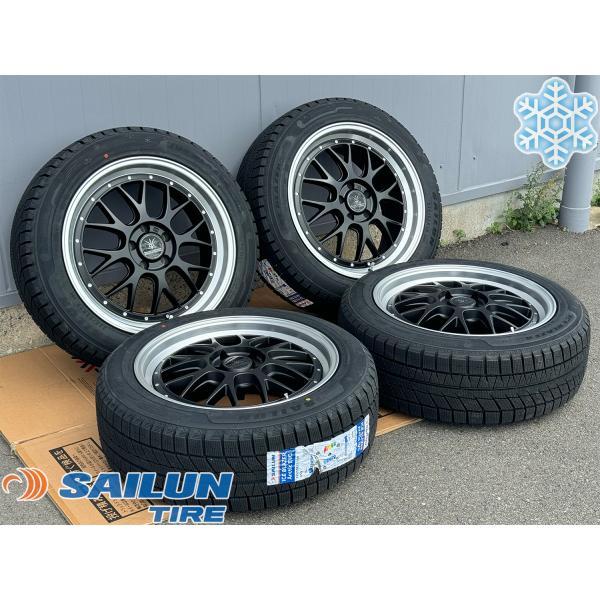 ICE BLAZER 即納 スタッドレスタイヤホイールセット 19インチ【日産