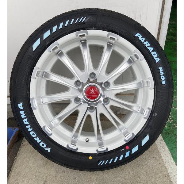 ヨコハマ　パラダ　ホワイトレター　225/50R18 2022年製　中古　2本 ヨコハマ パラダ ホワイトレター 225/50R18 2022年製 中古 2本