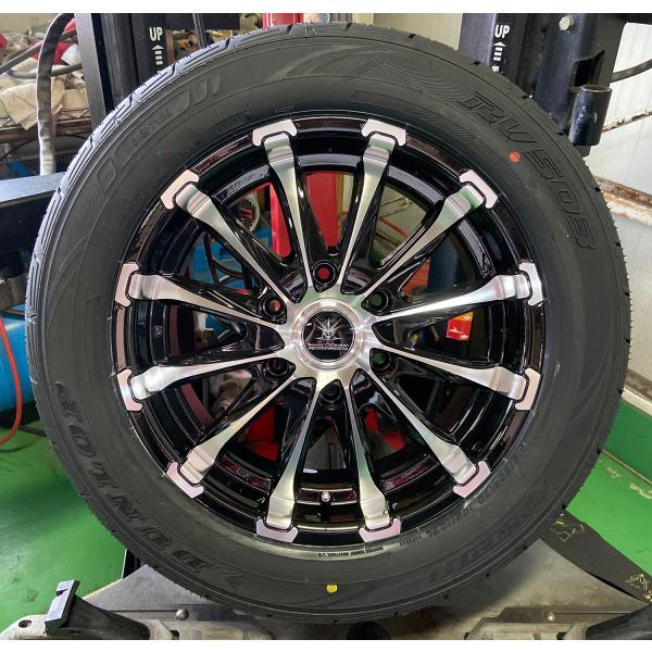 DUNLOP 車検対応品 200系ハイエース タイヤホイールセット 17