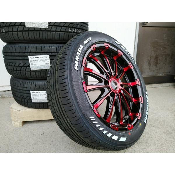 PARADA PA03 美品 ハイエース200系 タイヤホイール ヨコハマ パラダ 