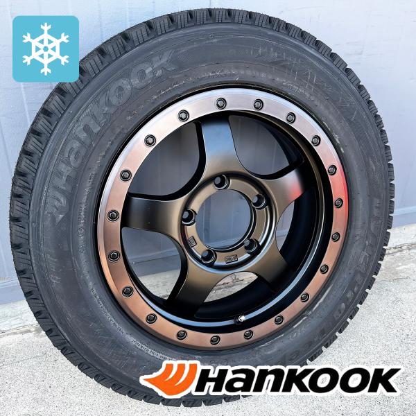 ジムニー　バリ山　ハンコック　ダイナプロ175/80R16ホイール付き 4本 Dynapro icept ジムニー JB64 XC 175/80R16 16インチ