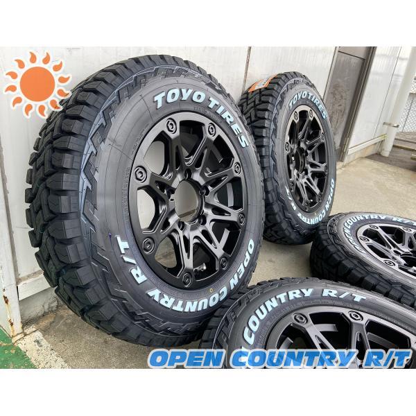 ジムニーに　オープンカントリー　4本セット OPEN COUNTRY ジムニー 4本セット 185/85R16 ホワイトレター トーヨー