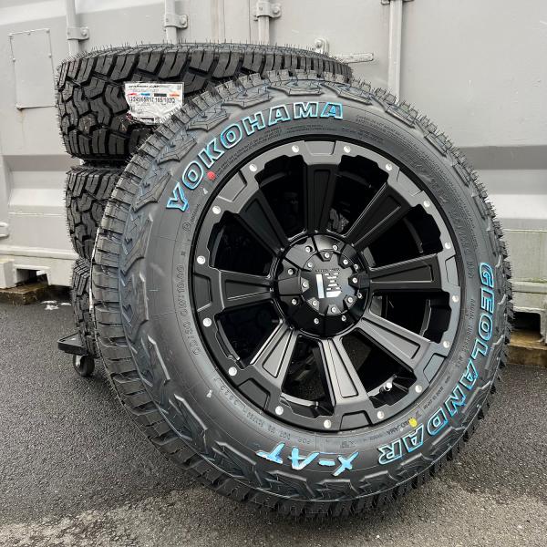 GEOLANDAR リフトアップ車 デリカD5 17インチ タイヤホイールセット 4