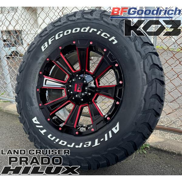 TRD 17インチBFグットリッチオフロードタイヤセット 楽天市場】USトヨタ 純正品 TRD 17インチ マットブラック タイヤ